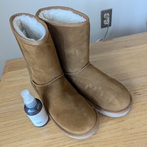 UGG camel brown boots size 10